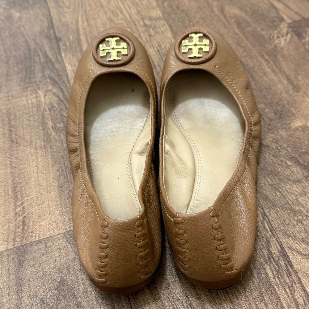 Tory Burch brown ballet flats size 7.5